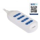 Extensión Philco 4 Entradas AC de 1.5 mts (Blanco)