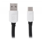 Cable Philco USB-C (1 Metro, Negro/Blanco)