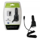 Cargador Ultra para Auto con Cable microUSB (12V, USB, Negro)