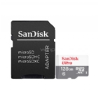 Tarjeta MicroSD SanDisk Ultra de 128GB (UHS-I, Class10 A1, con Adaptador SD)