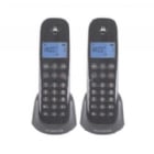 Kit Teléfono Digital Motorola M700 Inalámbrico (2 unidades, Negro)