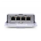 Switch Ubiquiti NanoSwitch de 4 puertos (1 Entrada/3 Salidas PoE, 24V)