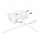 Cargador Samsung con cable USB-C (15W, Blanco)