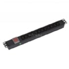 PDU Enersafe Básico (10A/220-250V, 10 Salidas C13)
