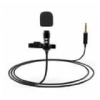 Micrófono Fifine Lavalier para iPhone/Android (Conexión AUX, Negro)