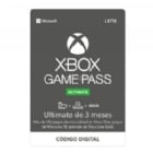 Suscripción Microsoft Xbox Game Pass Ultimate (3 Mes, Descargable)