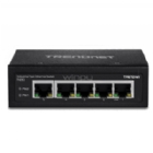 Switch Trendnet Industrial de 5 puertos (DIN-Rail, PoE+, Fast Ethernet, 1 Gbps)
