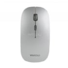 Mouse Vivitar Inalámbrico (1600dpi, Dongle USB, Plateado)
