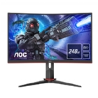 Monitor Gamer AOC Curvo de 27“ (VA, Full HD, 240Hz, 0.5ms, DP+HDMI, FreeSync, Vesa)