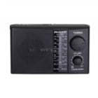 Radio Philco 4 Bandas (Recargable, Negro)
