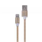 Cable Philips DLC2508 Lightning (1.2mts, MFI, Gold)