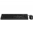 Kit Mouse+Teclado Philips SPT6354 Inalámbrico (Dongle USB, Negro, en inglés)