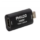 Adaptador Philco Capturador de Video (de HDMI a USB, UHD, Negro)