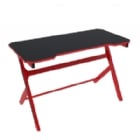 Mesa Gamer Xtech Red Wizard (hasta 40Kg, Negro/Rojo)