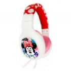 Audífonos Disney Minnie Juvenil (Jack 3.5mm, Blanco/Rojo)
