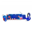 Kit Gamer Marvel Capitán America Teclado+Mouse+Audífonos
