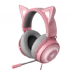Audífonos Gamer Razer Kraken Kitty Chroma Quartz (USB, Rosado)