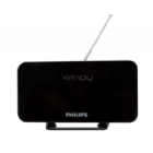 Antena HDTV Philips SDV6235/55 Interior (UHF/VHF DVB-T / T2, Negro)
