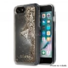Funda Guess Gold Glitter para iPhone 7/8 (Trasparente, Dorado)
