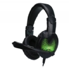 Audífonos Gamer Fiddler FD-HP805 (USB/Jack 3.5, Negro/Verde)