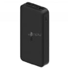 Batería Portátil Xiaomi Redmi de 20.000mAh (74Wh, 3.6A, Carga Rápida, Negro)