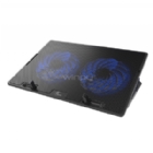 Cooler Notebook XTech USB (hasta 15.6“, LED Azul, Negro)