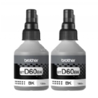 Pack de Botellas de Tinta Brother BTD60BK (2 unidades, Negro)