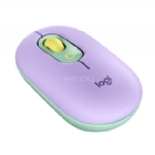 Mouse Logitech POP Wireless (4.000dpi, Bluetooth/ Dongle USB, Morado)