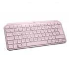 Teclado Logitech MX Keys Mini Wireless (Dongle USB/ Bluetooth, Rosado)