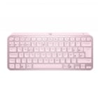 Teclado Logitech MX Keys Mini Wireless (Dongle USB/ Bluetooth, Rosado)
