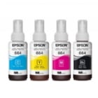 Pack de Botellas Tintas Epson T664 EcoTank (Cyan, Magenta ,Amarillo,Negro)