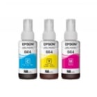 Pack de Botellas Tintas Epson T664 EcoTank (Cyan, Magenta ,Amarillo)