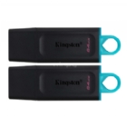 Pendrive Kingston DataTraveler Exodia de 64GB (2 unidades, USB 3.2, Negro)
