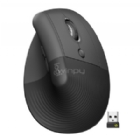Mouse Logitech Lift Vertical Ergonomic (Bluetooth/Dongle USB, 4.000dpi, Grafito)