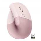 Mouse Logitech Lift Vertical Ergonomic (Bluetooth/ Dongle USB, 4.000dpi, Rosado)
