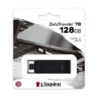 Pendrive Kingston DataTraveler 70 de 128GB (USB-C, Negro)