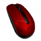 Mouse Inalámbrico GTC MIG-121 (Dongle USB, Rojo)