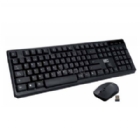 Kit Teclado + Mouse Inalámbricos GTC CBG-023 (Dongle USB, Negro)