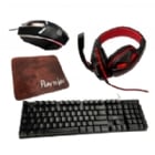 Kit Gamer GTC CBG-021 (Teclado + Audifono + Mouse + MousePad)