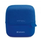 Parlante Inalámbrico Verbatim Cube TWS (Bluetooth, Azul)