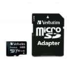 Tarjeta MicroSD Verbatim de 64GB (Class 10, con Adaptador)