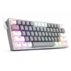 Teclado Mecánico Redragon Fizz Pro K616-RGB B (Switch Red, 1ms, Bluetooth/2.4GHz/USB-C, Gris/Blanco)