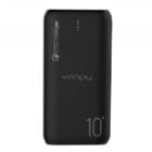 Batería Portátil Externa Dusted PB Slim de 10.000 mAh (PD-QC3.0, Negro)