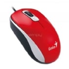 Mouse Genius DX-110 Ambidiestro (USB, Rojo)