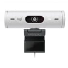 Cámara Web Logitech Brio 500 de 4 MP (Full HD, USB-C, Blanco)