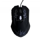 Mouse Gamer Ultra TecX5 (2.400dpi, Retroiluminación LED, Negro)