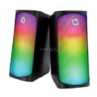 Parlantes Inalámbricos HP DHE-6004 2.0 3W x2 RMS (Jack 3.5mm/USB, RGB, Negro)