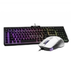 Kit Gamer RGB EVGA Teclado Z12 + Mouse X12 (Sensor Pixart 3389, 16.000dpi, Semi-Mecánico, Español)