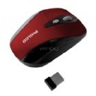 Mouse Inalámbrico Philco 245WR (Dongle USB, Rojo)