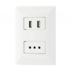 Enchufe para Muro Philco 78555 con USB (127/250V, 10A)